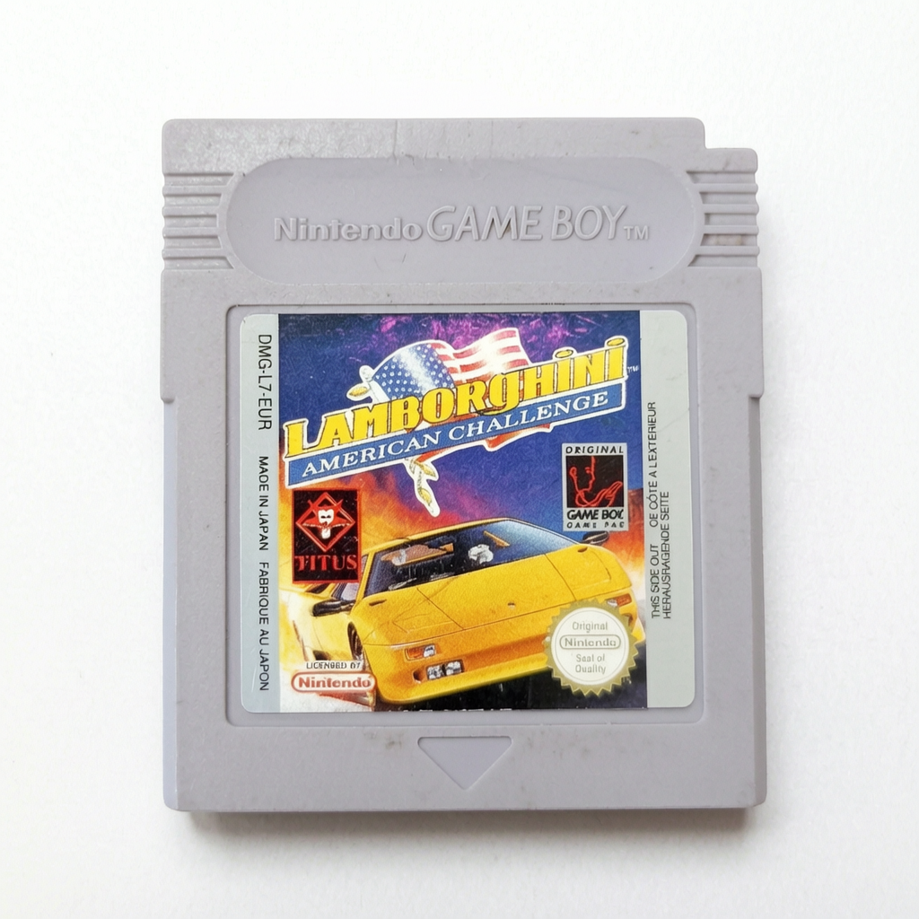Lamborghini American Challenge Game Boy EUR en Loose