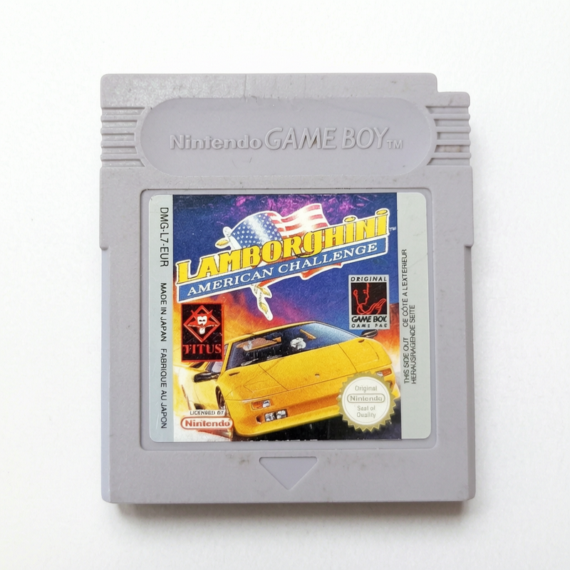Lamborghini American Challenge Game Boy EUR en Loose