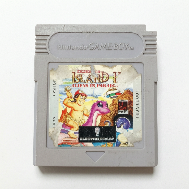 Adventure Island 2 Aliens In Paradise Game Boy USA en Loose Seconde Vie