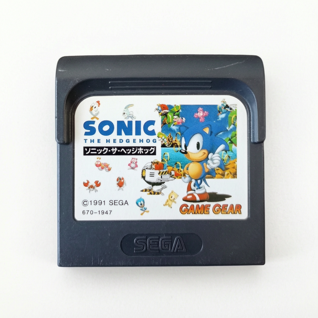 Sonic The Hedgehog Sega Game Gear Version JAP