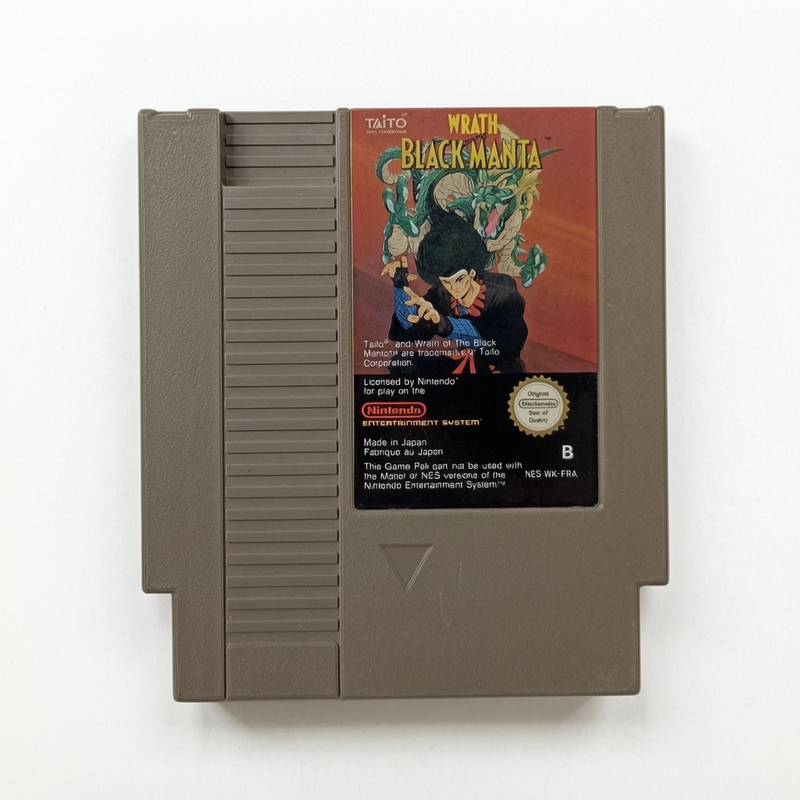 Black Manta NES en loose Version FRA
