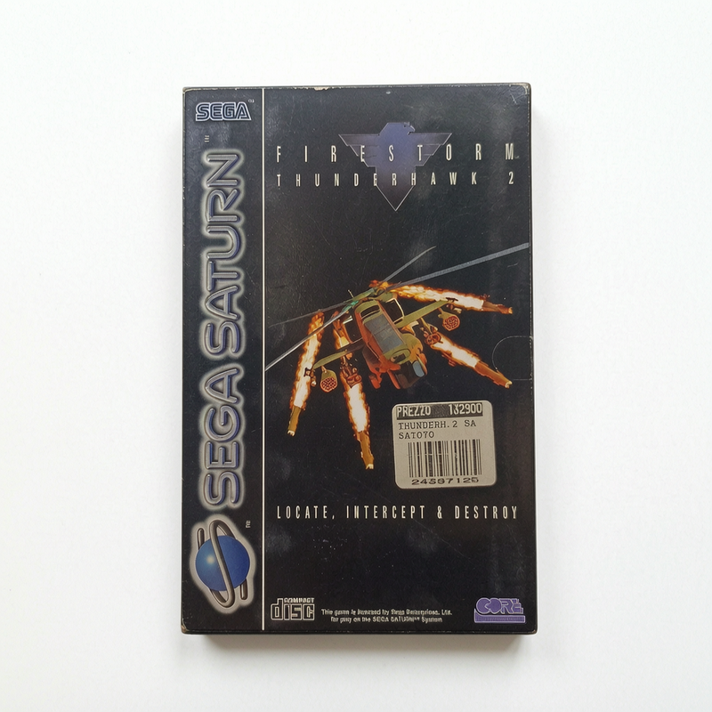 Firestorm Thunderhawk 2 Sega Saturn FRA