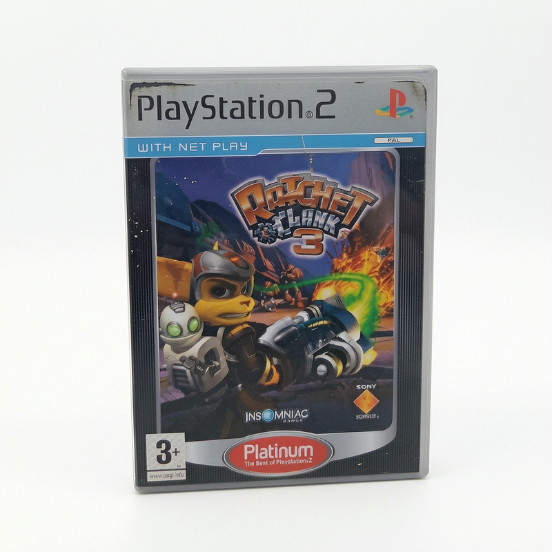 Ratchet Clank 3 Version Platinum Playstation 2 (PS2) Complet FRA