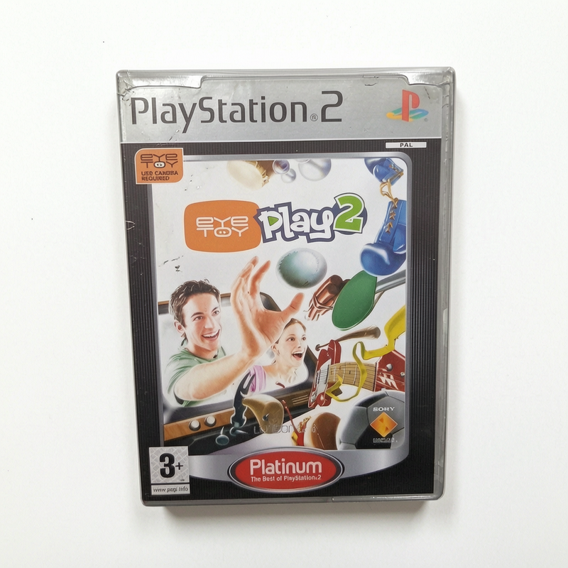 Eye Toy Play 2 Version Platinum Playstation 2 (PS2) Complet FRA