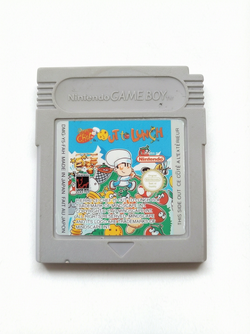 Pierre le chef is out to lunch Game Boy Version FRA en loose