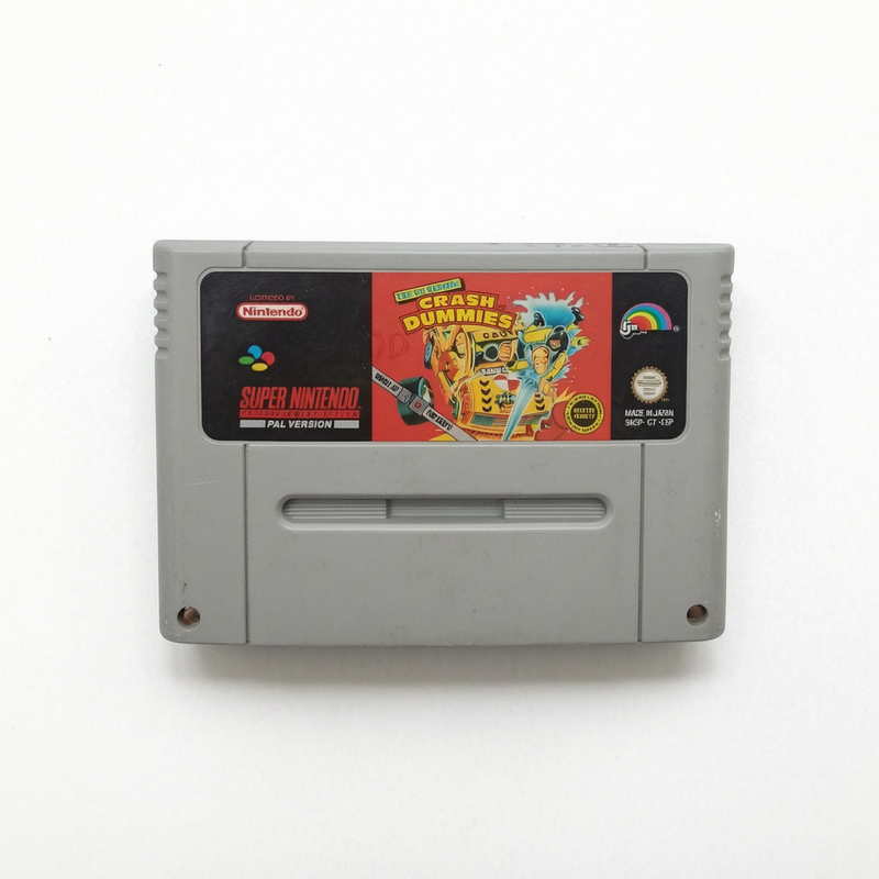 Crash Dummies Super Nintendo (SNES) en loose Version FRA