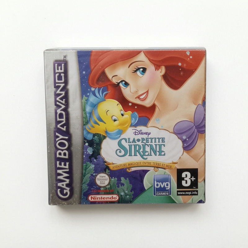 Disney La Petite Sirene Game Boy Advance (GBA) en boite complet Version FRA Authentique Neuf