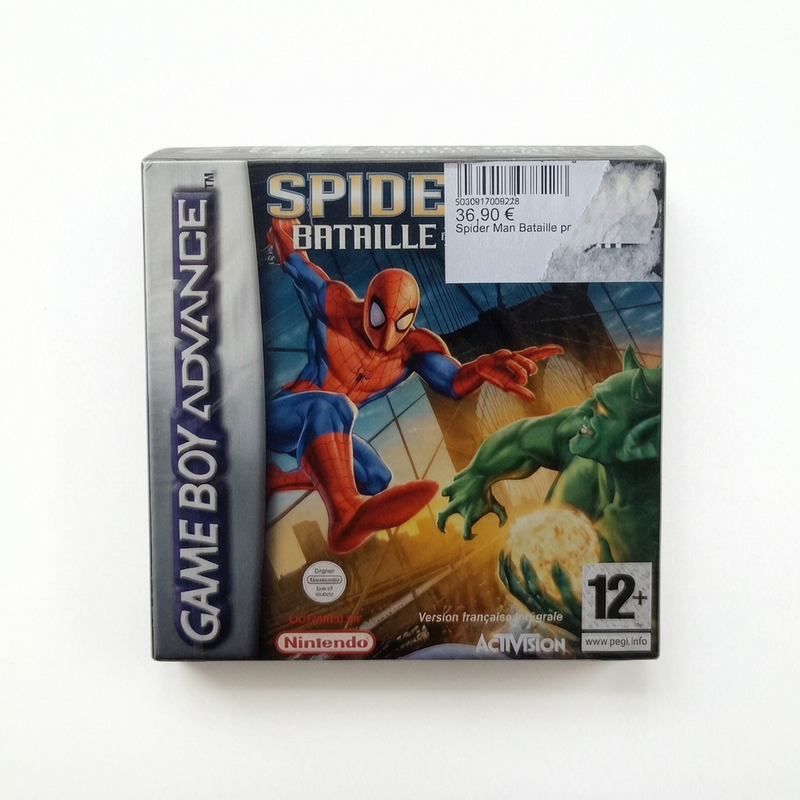 Spider-man Bataille pour New York Game Boy Advance (GBA) en boite complet Version FRA Authentique Neuf