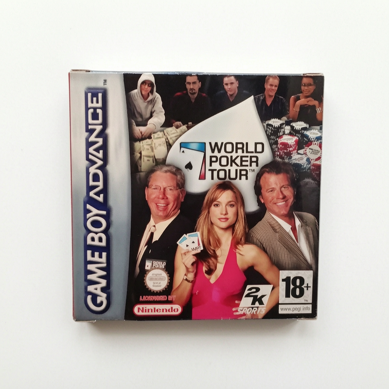 World Poker Tour Game Boy Advance (GBA) en boite complet Version FRA