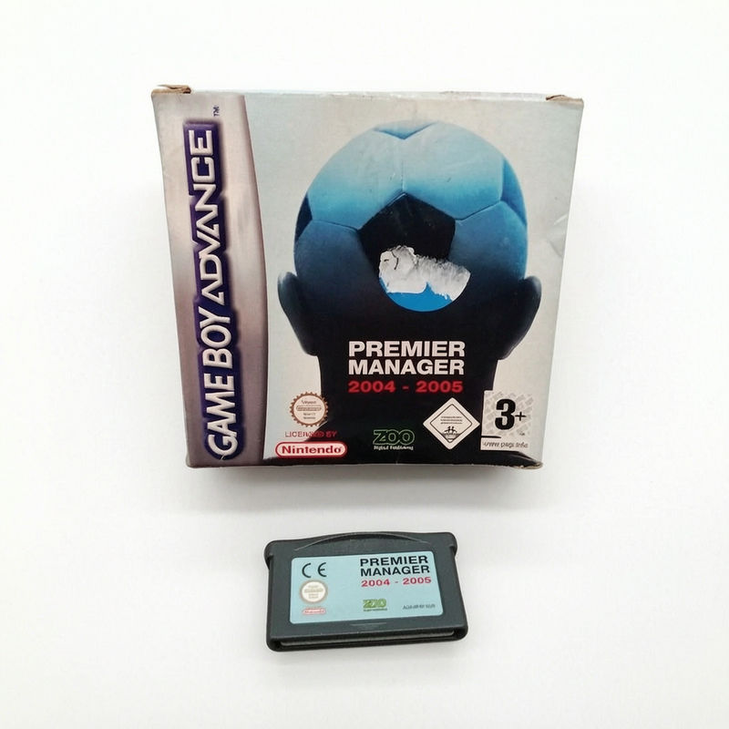 Premier Manager 2004-2005 Game Boy Advance (GBA) en boite complet Version FRA