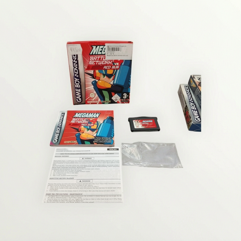 Megaman Battle Network 4 Red Sun Game Boy Advance (GBA) en boite complet Version FRA