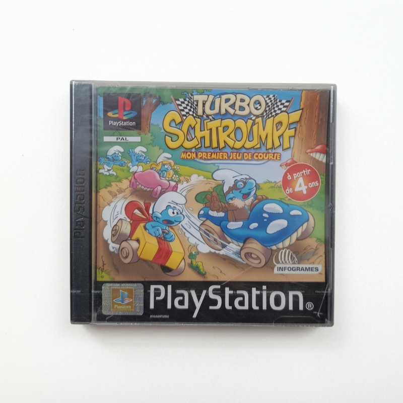 Turbo Schtroumpf  Playstation 1 (PS1)  Version FRA Neuf sous blister