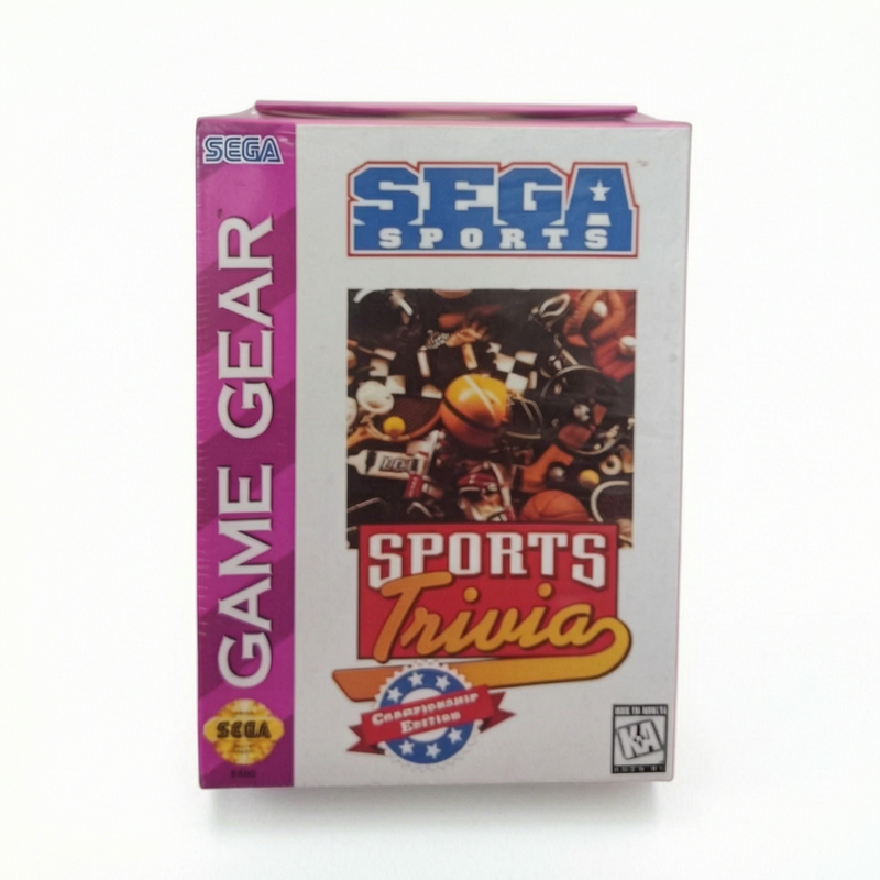 Sega Sports Trivia GameGear  Version USA Neuf sous blister