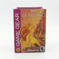 Lion King  GameGear  Version USA Neuf sous blister