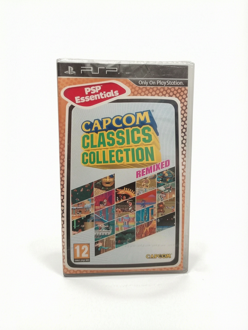 Capcom Classics Collection Remixed Version PSP Essentials Playstation Portable Neuf sous blister d'origine