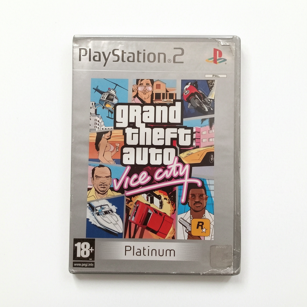 Grand Theft Auto Vice City platinum Playstation 2 (PS2)