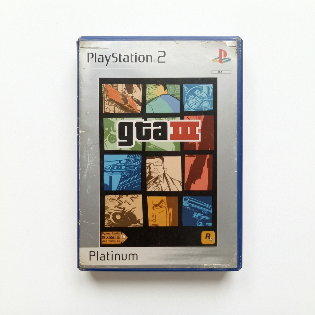 GTA 3 playstation 2 (PS2) Version platinum