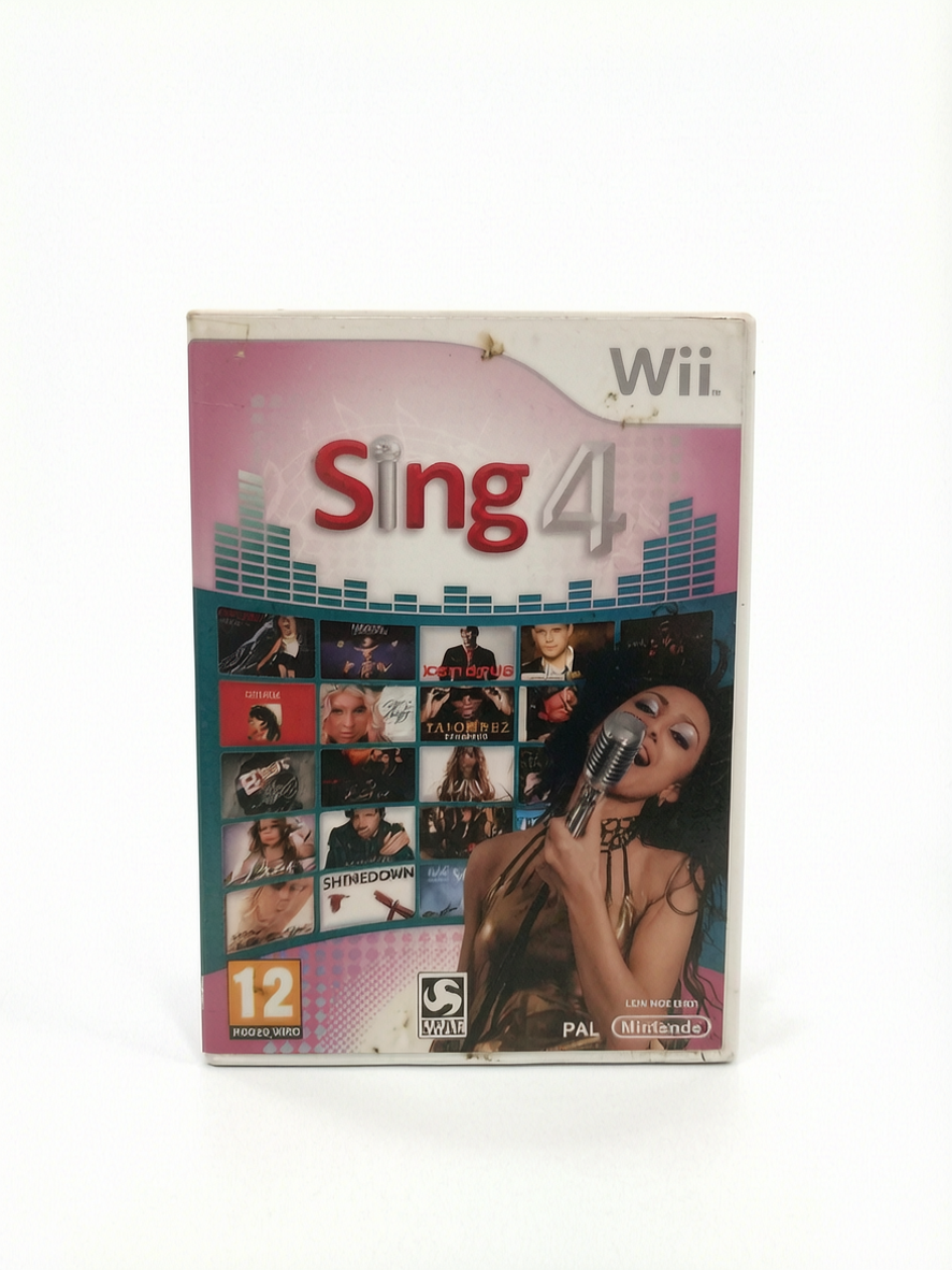 Sing 4 nintendo Wii Complet FRA