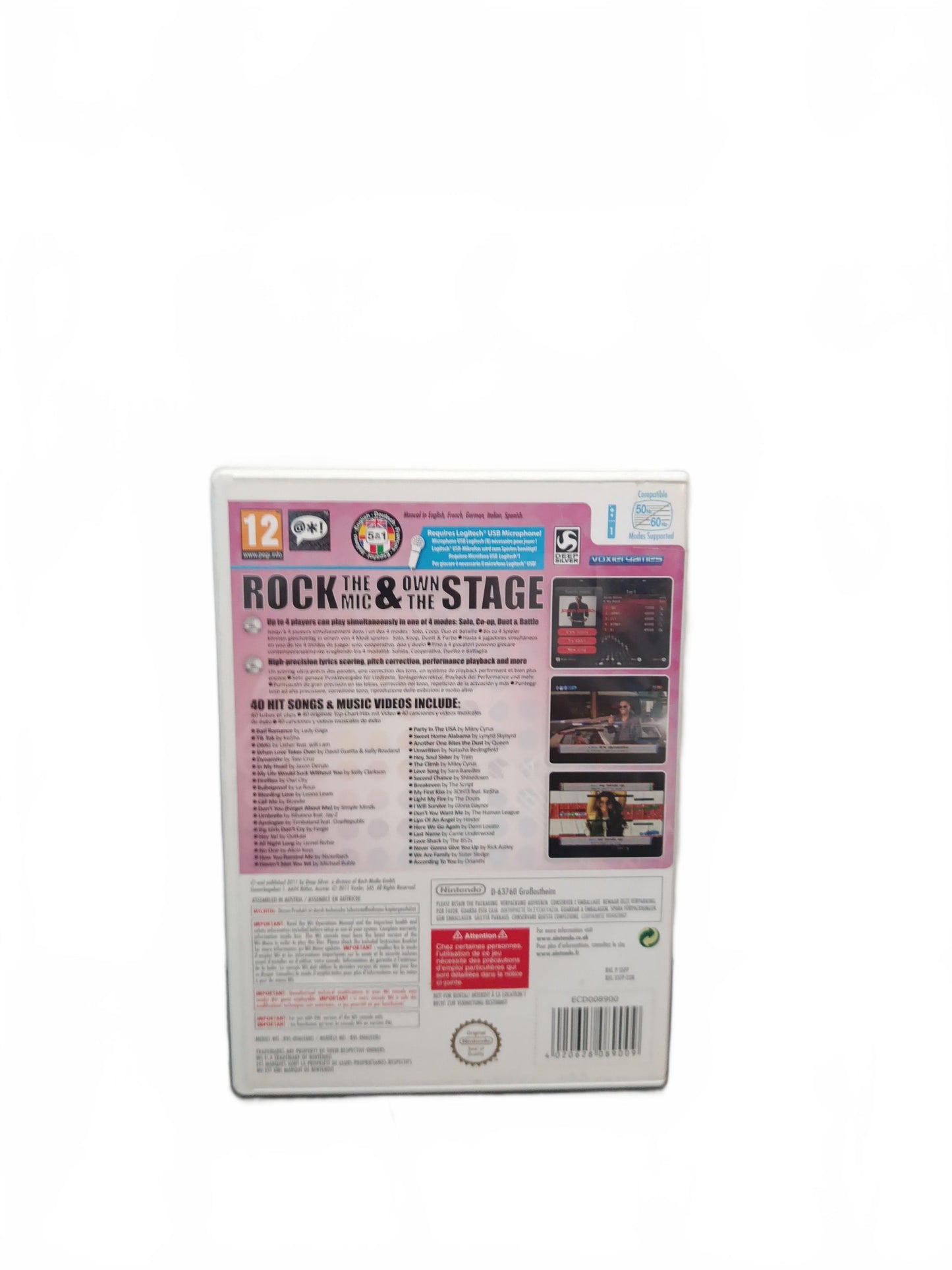Sing 4 nintendo Wii Complet FRA