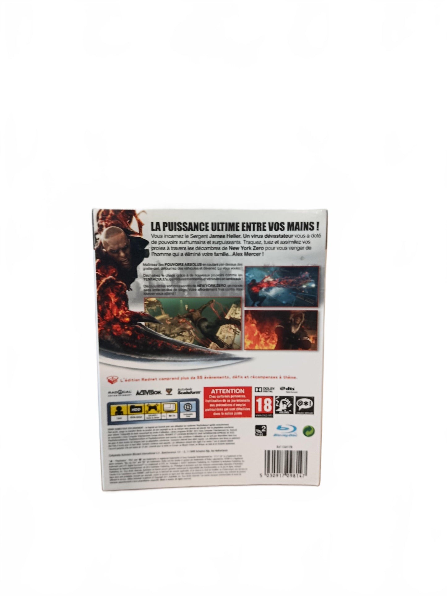 Fourreau Prototype 2 Playstation 3 (PS3) seul