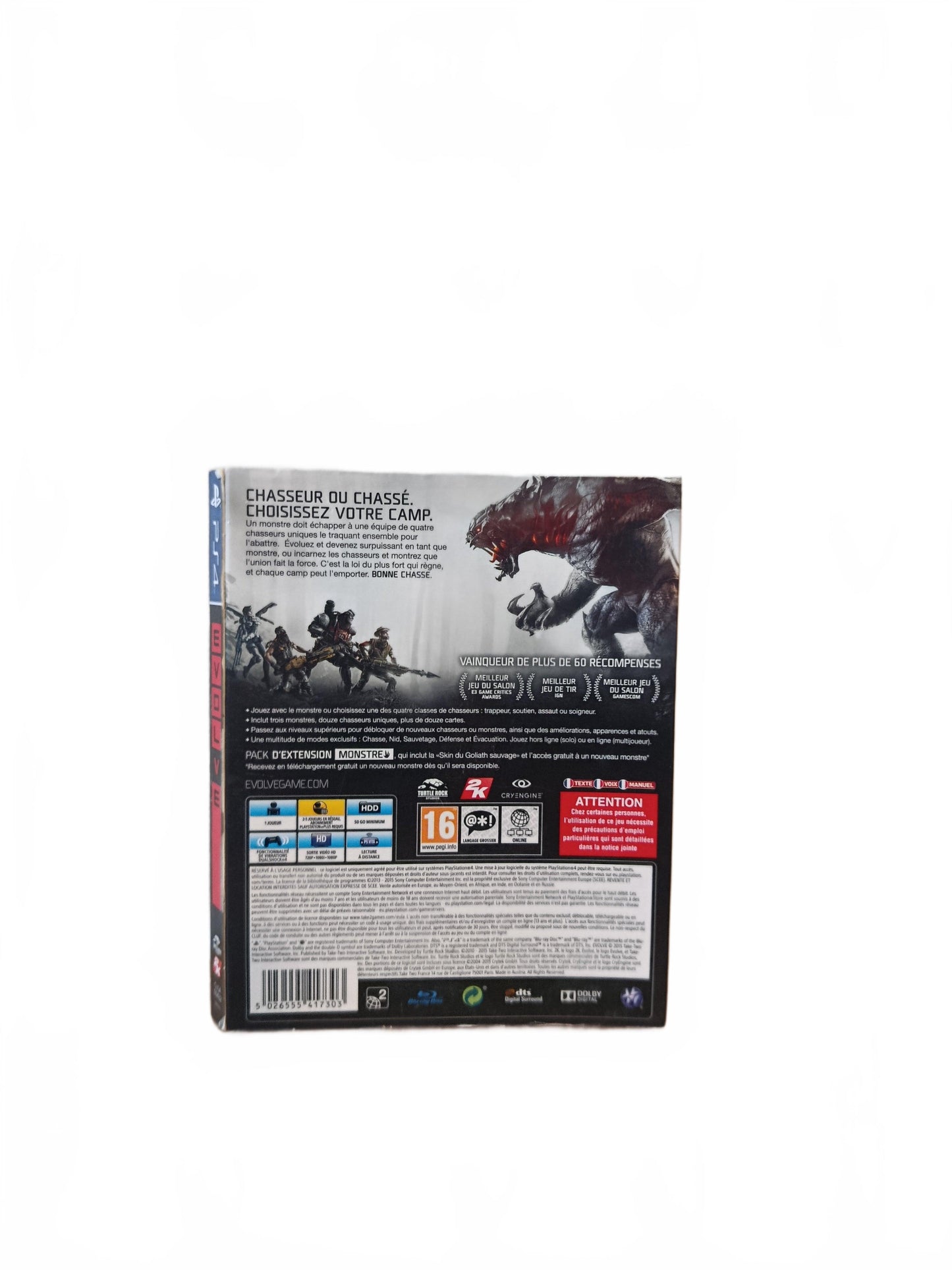Fourreau Evolve Playstation 4 (PS4) seul