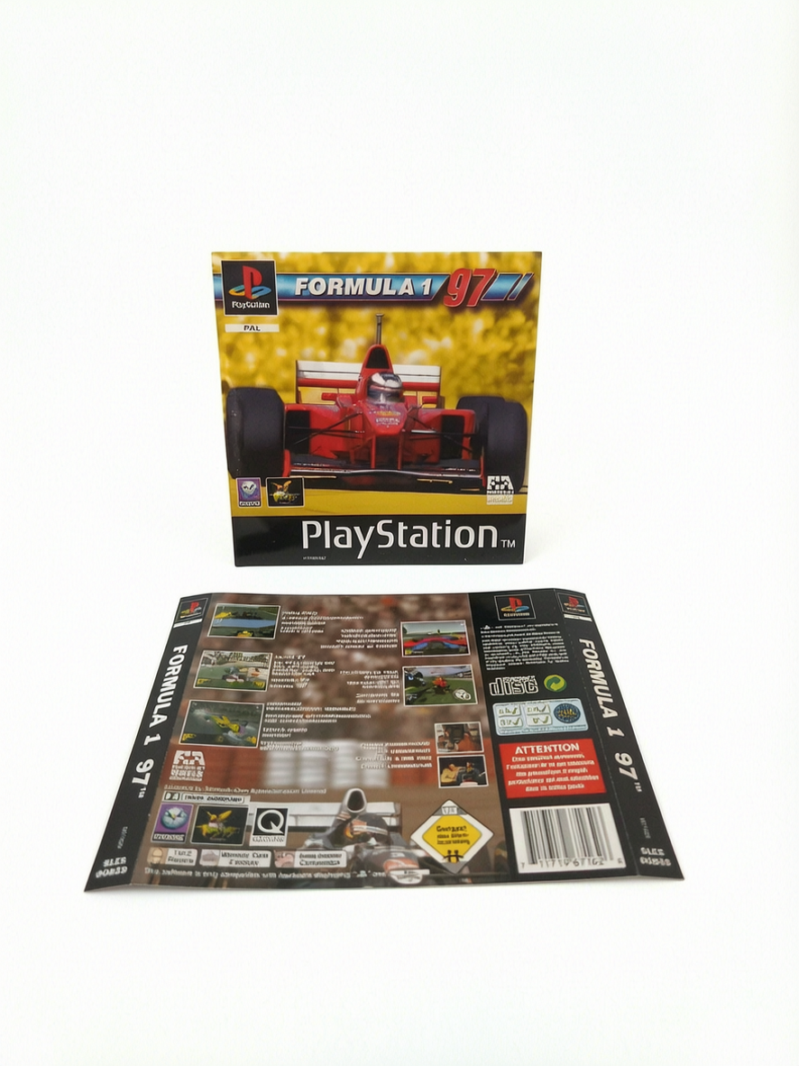 jaquette seule Formula 1 97 Playstation 1 (PS1)