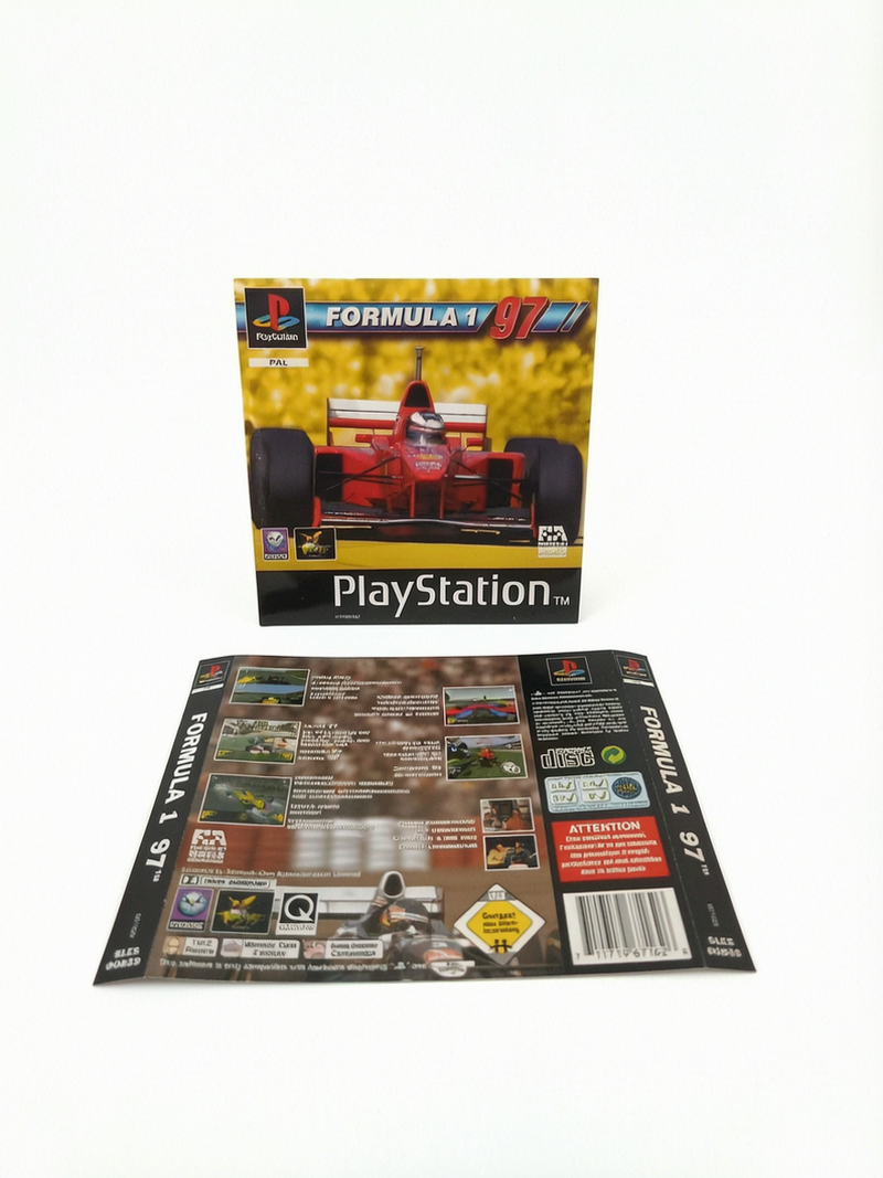 jaquette seule Formula 1 97 Playstation 1 (PS1)