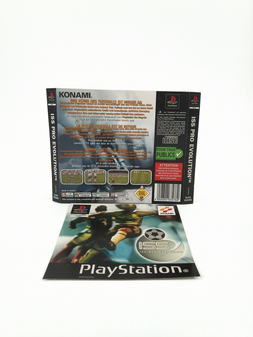jaquette ISS Pro Evolution Playstation 1 (PS1)