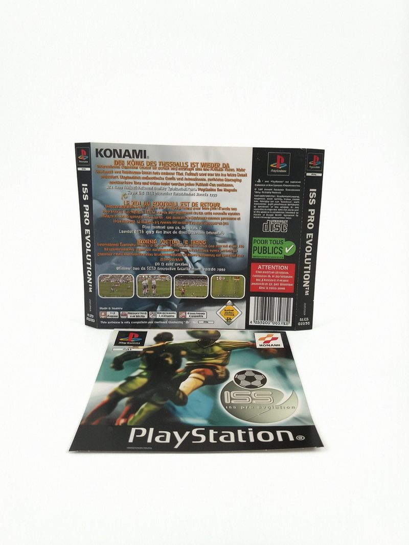 jaquette ISS Pro Evolution Playstation 1 (PS1)