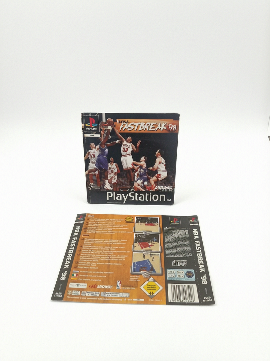 jaquette NBA FastBreak 98 Playstation 1 (PS1) Version UK