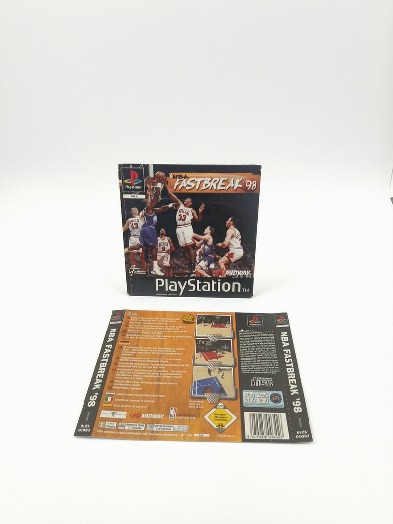 jaquette NBA FastBreak 98 Playstation 1 (PS1) Version UK
