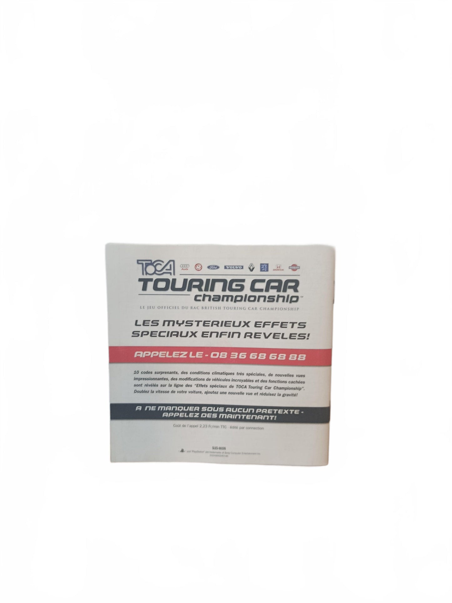 Notice seule Toca Touring Car Championship Playstation 1 (PS1)