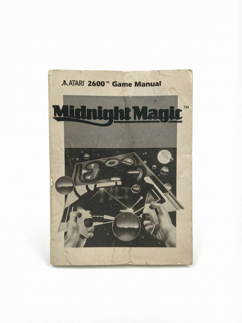 Notice Midnight Magic Atari 2600 Version UK