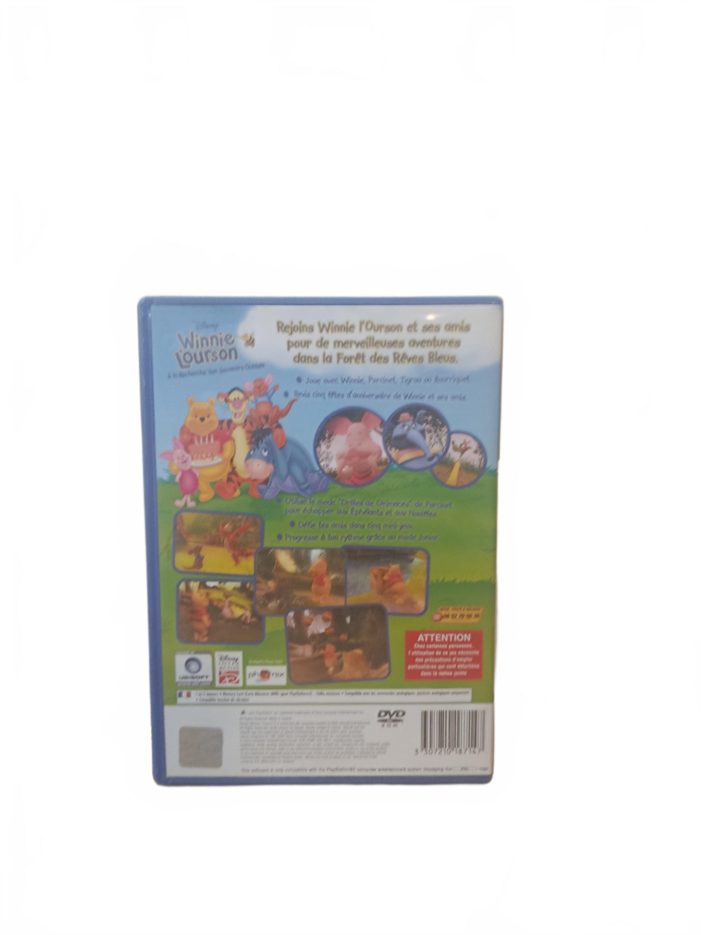 Winnie l'ourson Disney Playstation 2 (PS2) Sans Notice Version FRA