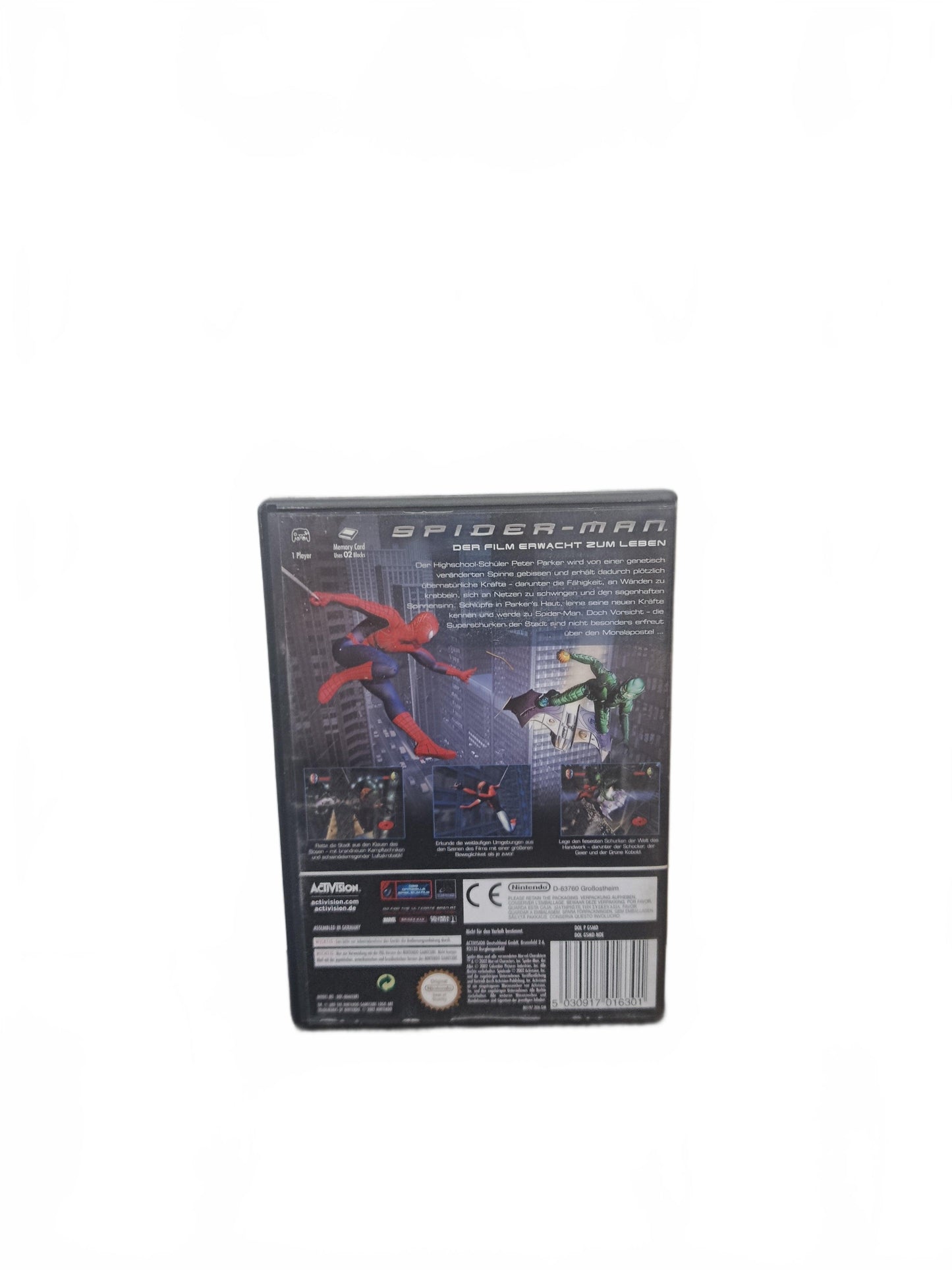 Spider-man Version NOE nintendo GameCube Complet