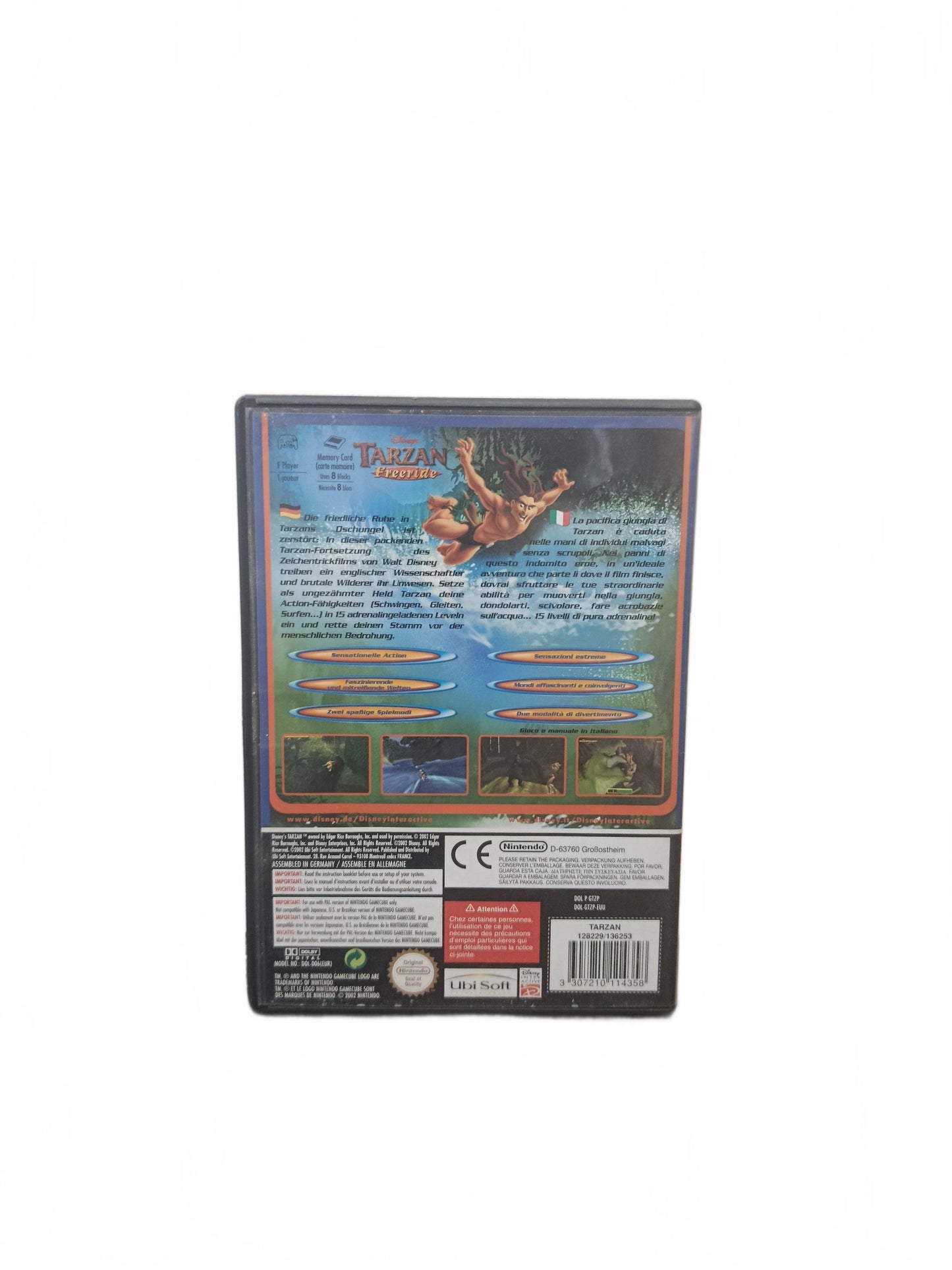 Tarzan Freeride Version NOE nintendo GameCube Complet
