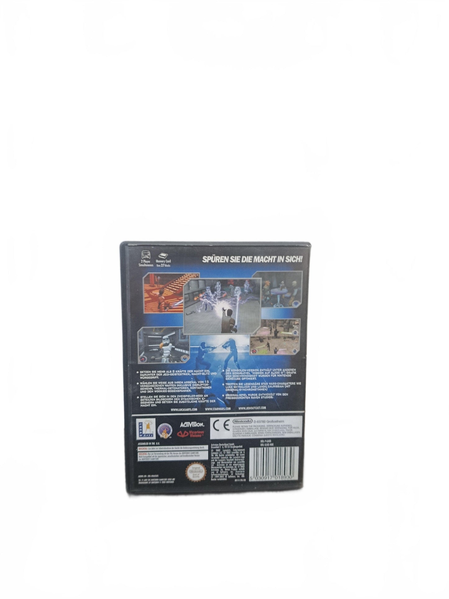 Star Wars Jedi Outcast Version NOE nintendo GameCube Complet