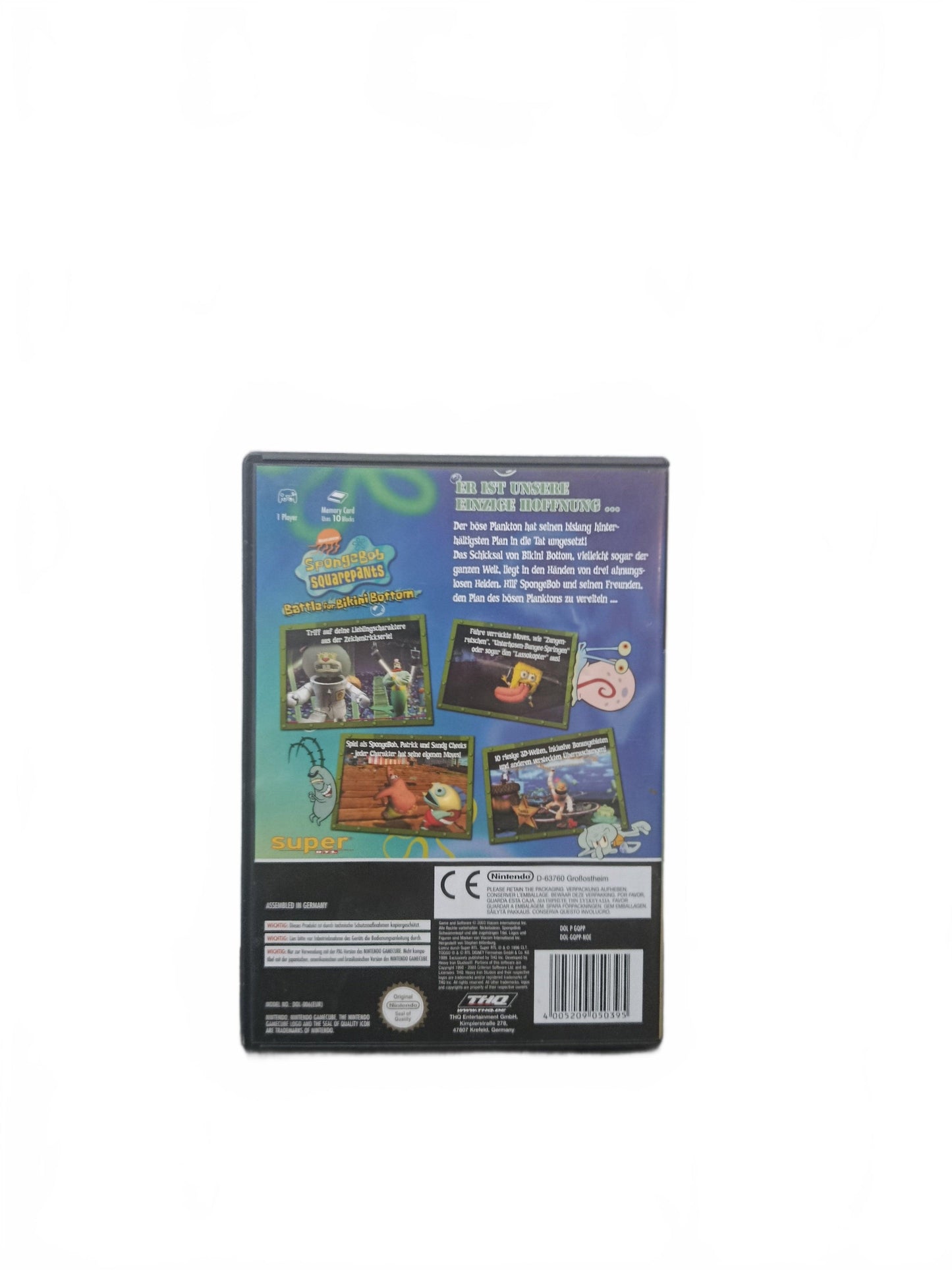 Bob l'éponge (sponge bob squarepants) Battle for bikini Bottom Version NOE nintendo GameCube Complet