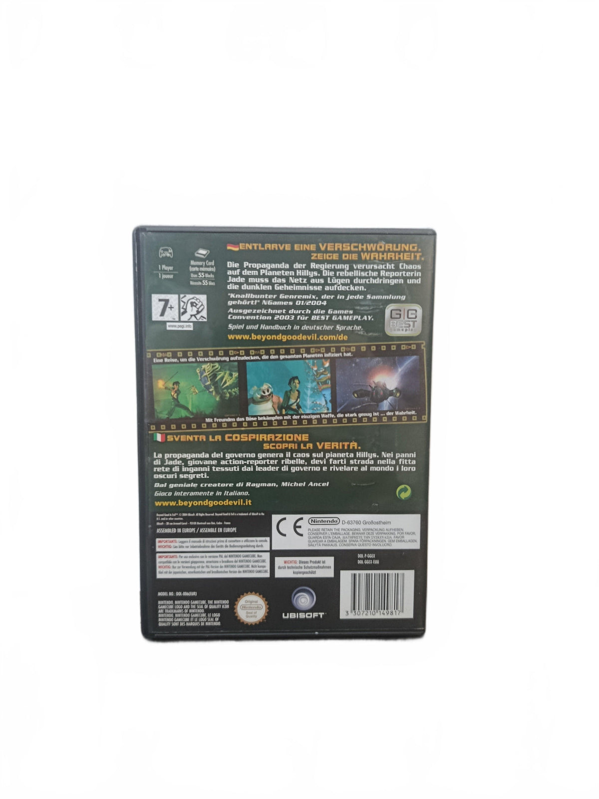 Beyond Good Evil Version NOE nintendo GameCube Complet