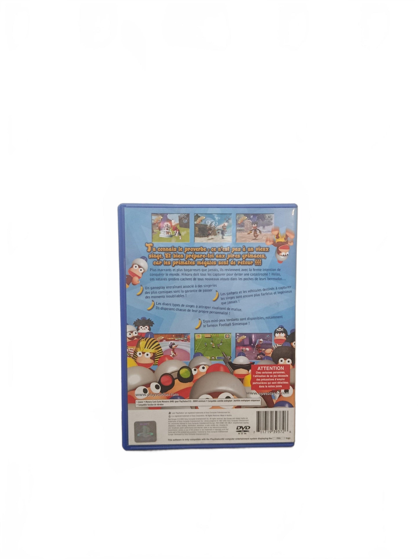 Ape Escape Playstation 2 (PS2)  Complet Version FRA