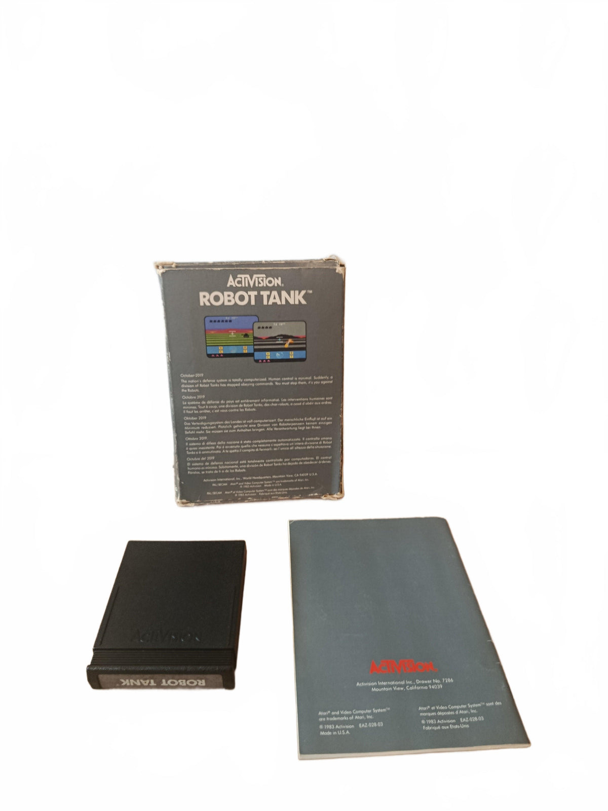 Robot Tank Atari 2600 Complet en boîte