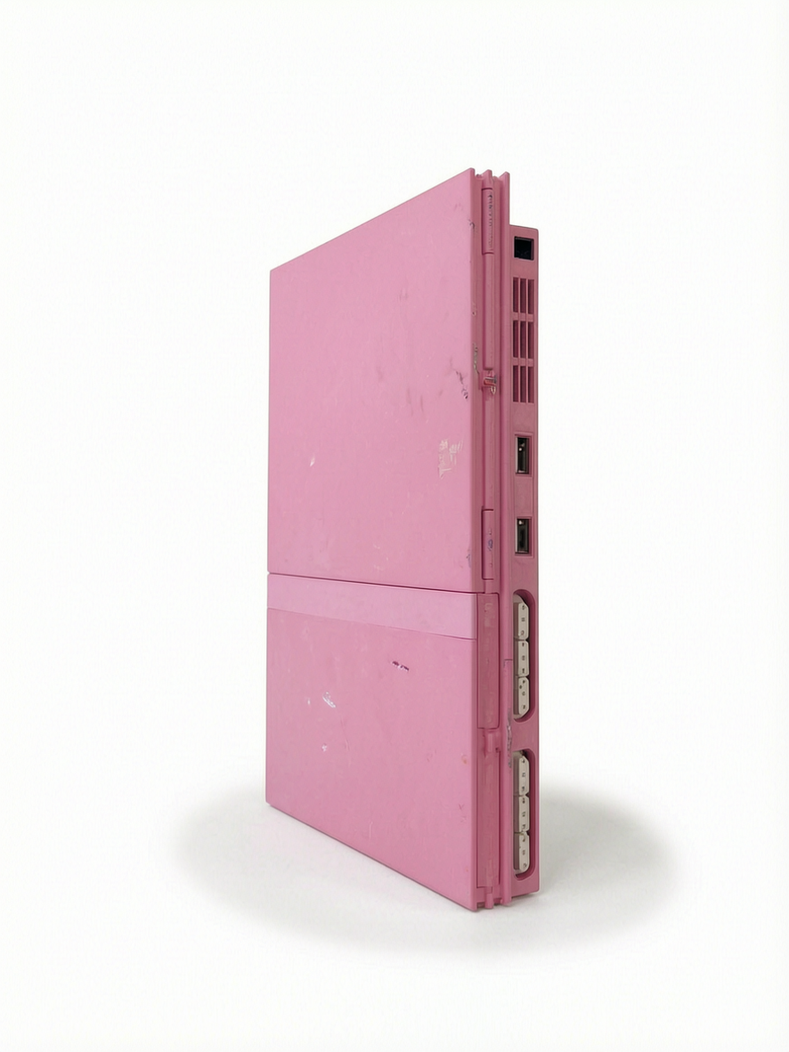 Console Playstation 2 Pink Lentille HS Seconde Vie en loose