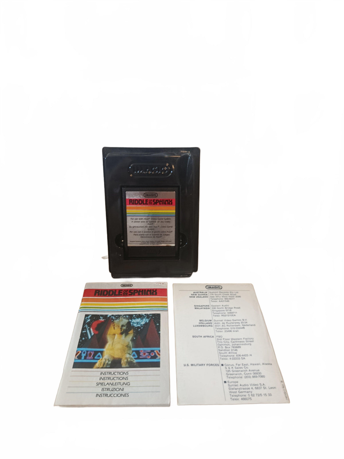 Riddle of The Spinx Atari 2600 Complet en boîte