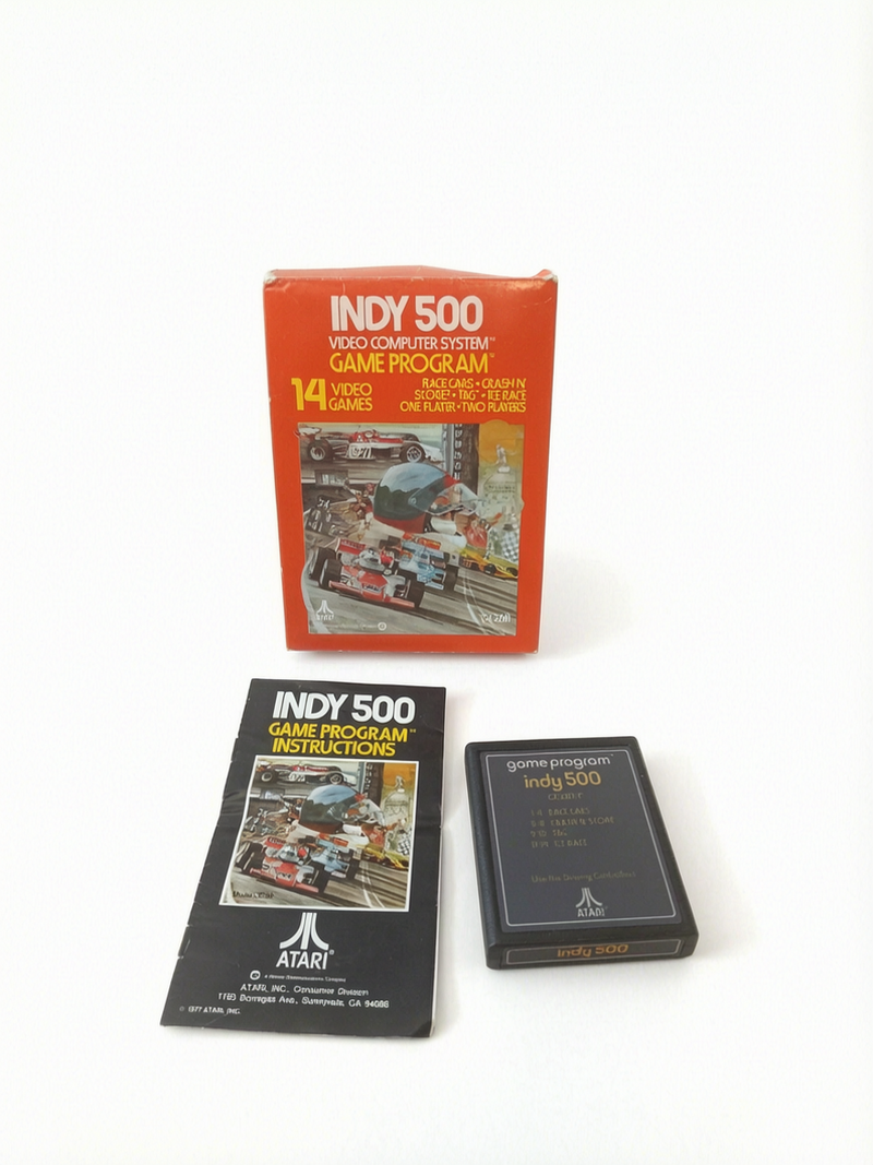 Indy 500 Atari 2600 Avec manette