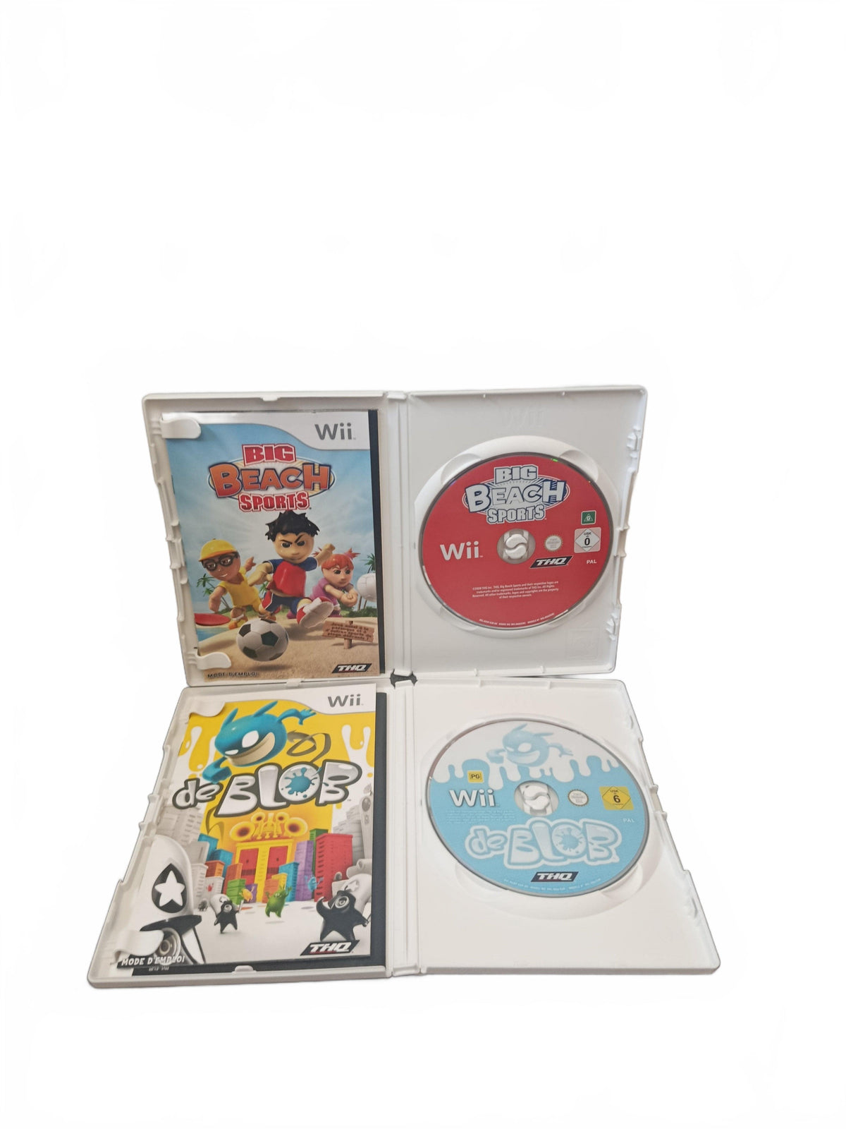 Blob & Big Beach Sports Nintendo Wii Version FRA Complet