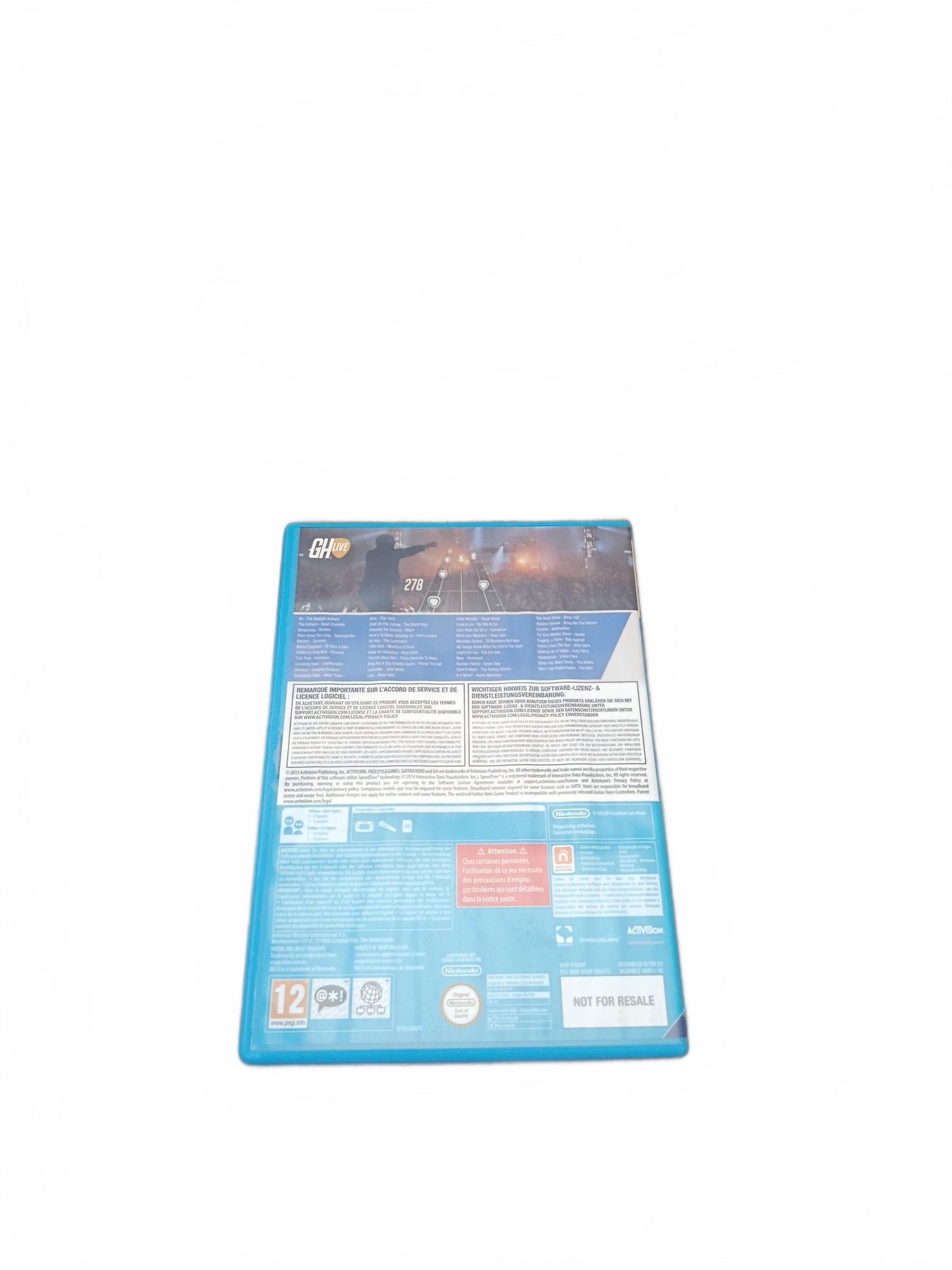 Guitar Hero Live Nintendo Wii U Complet en boite