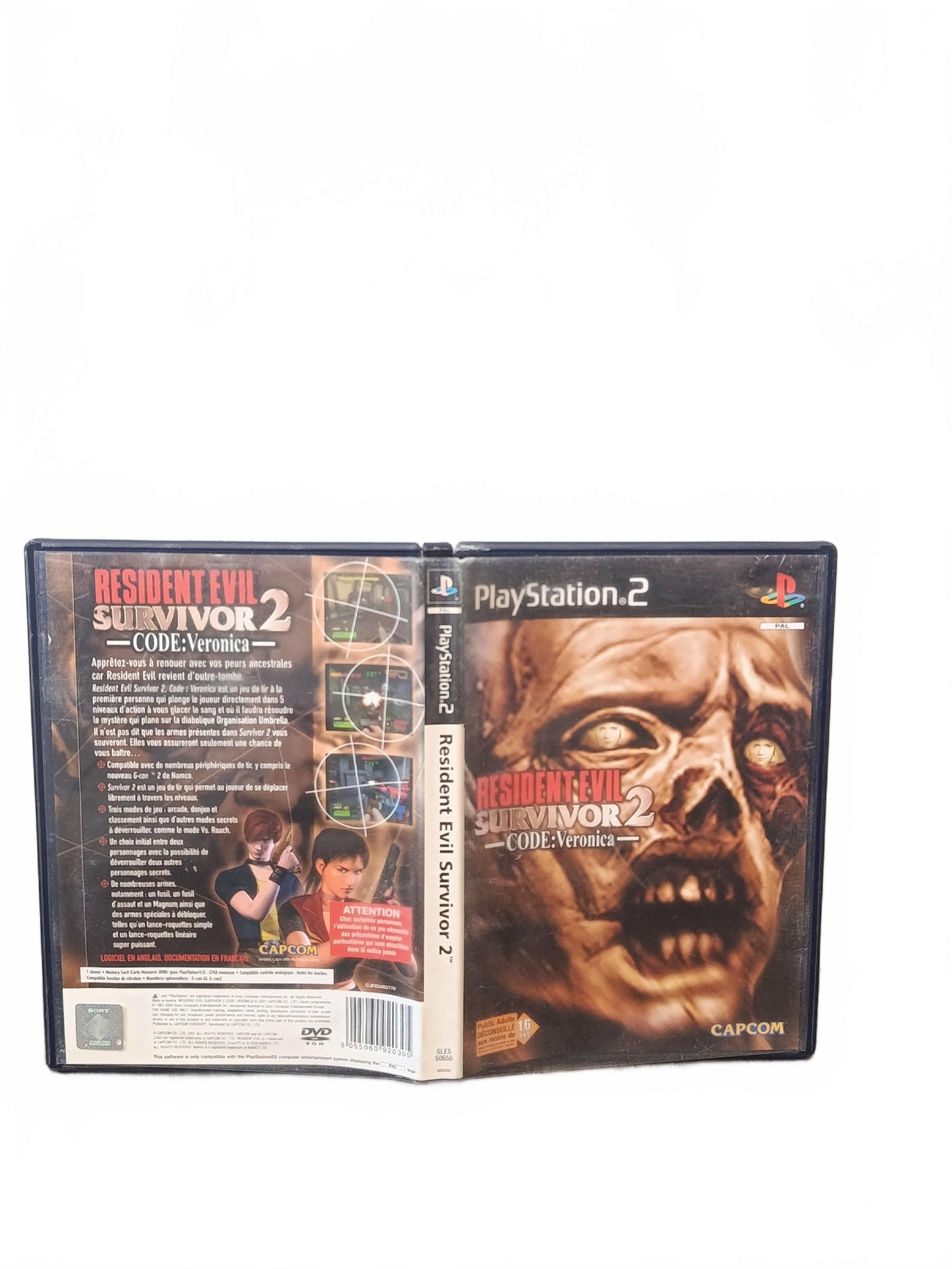 Resident Evil Survivor 2 : Code Veronica Playstation 2 (PS2) Complet Version FRA