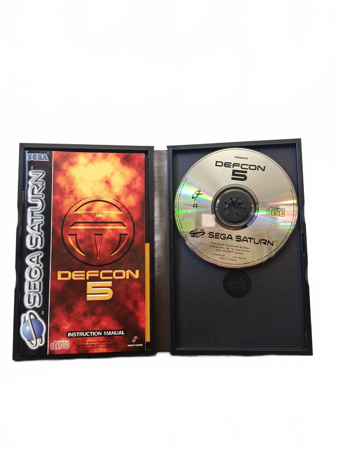 Defcon 5 Sega Saturn Sega Complet Version FRA