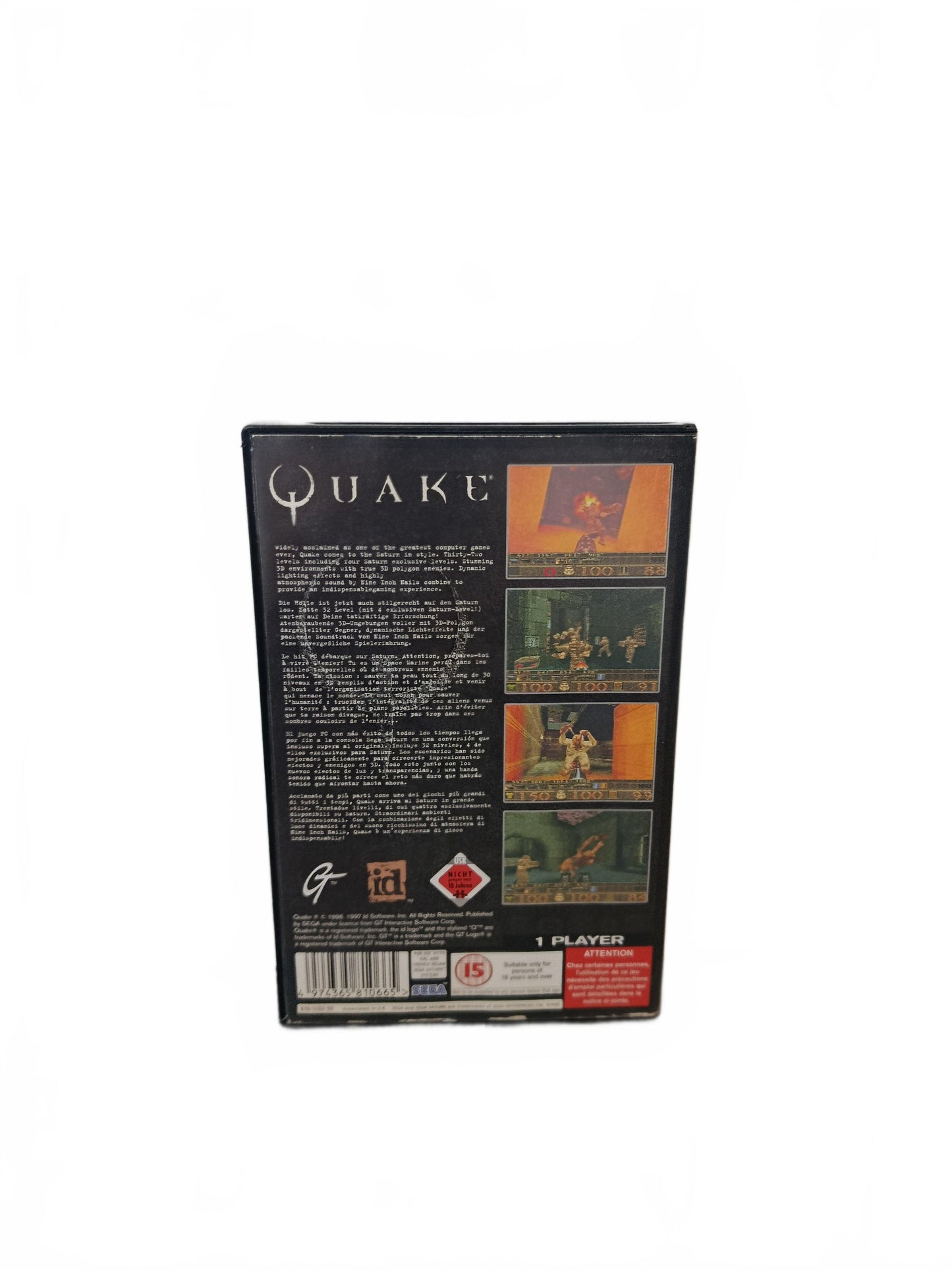 Quake Sega Saturn Complet Version FRA