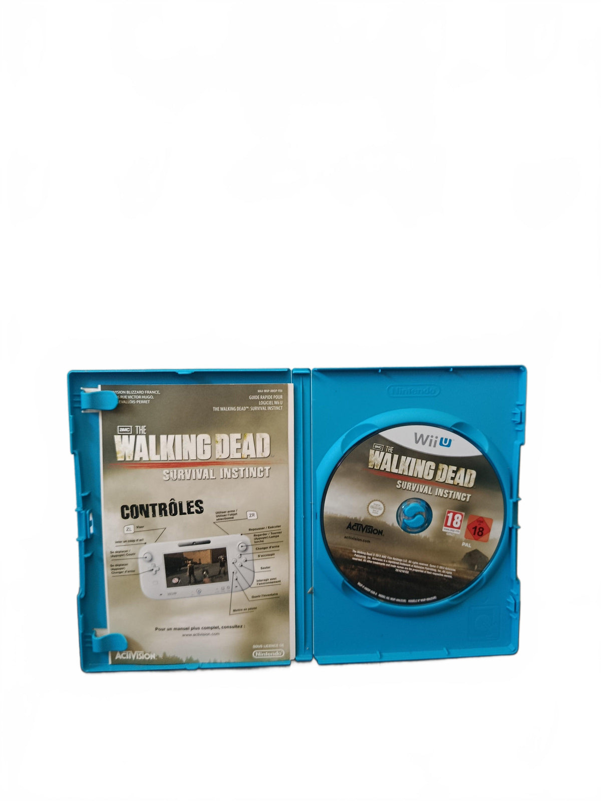 Walking Dead Survival Instinct Nintendo Wii U Complet Version FRA
